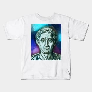 Anicius Manlius Severinus Boethius Portrait | Boethius Artwork 6 Kids T-Shirt